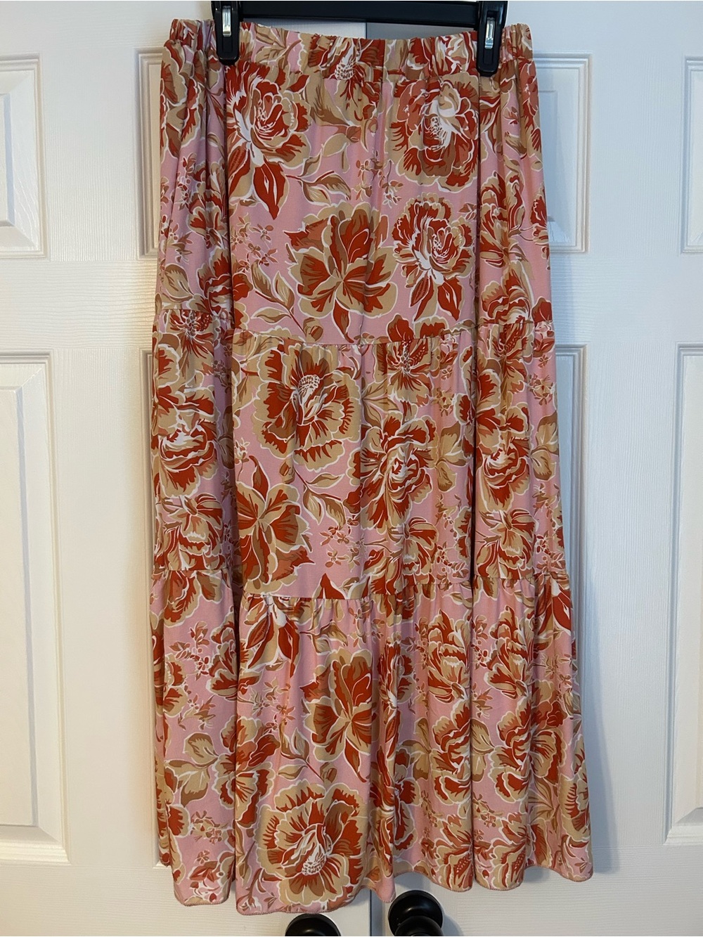 Metrowear Tiered Floral Midi Skirt